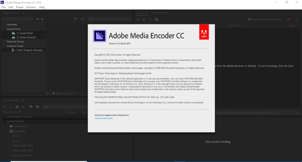 Adobe Media Encoder CC 2019 Offline Installer Download