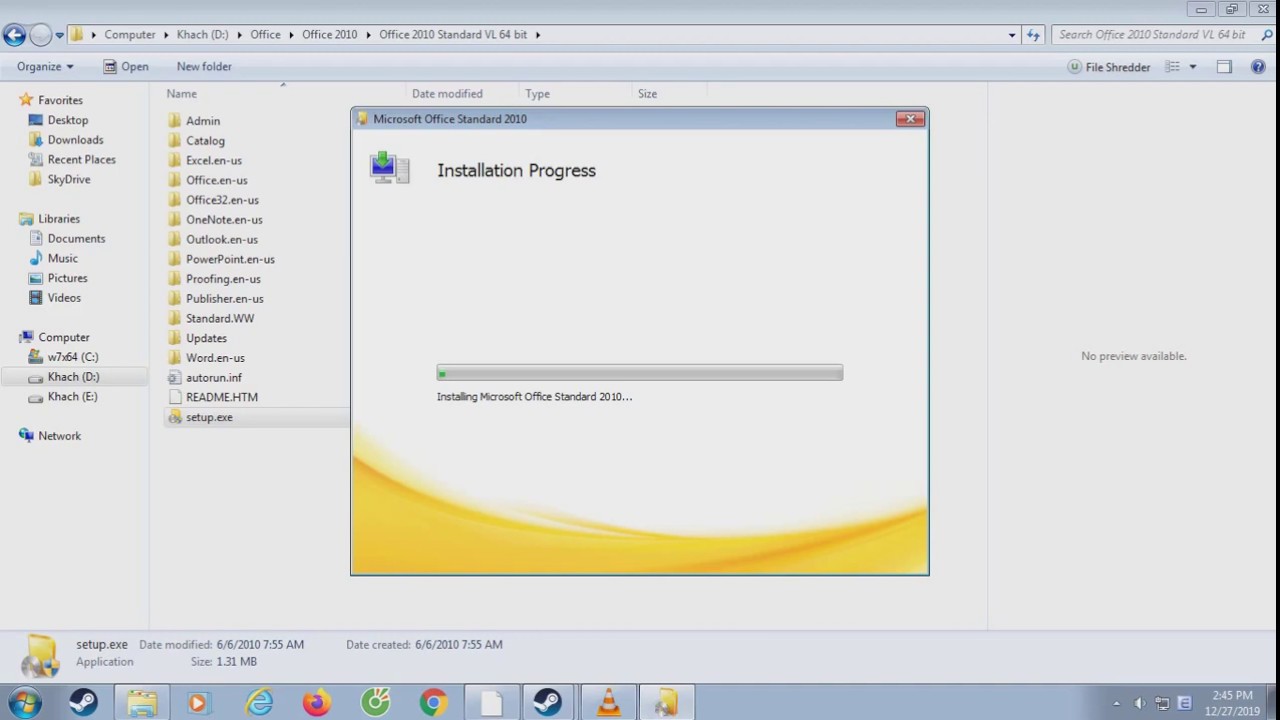 Offline Installer Download Office 2010 SP2 Pro Plus VL January 2020