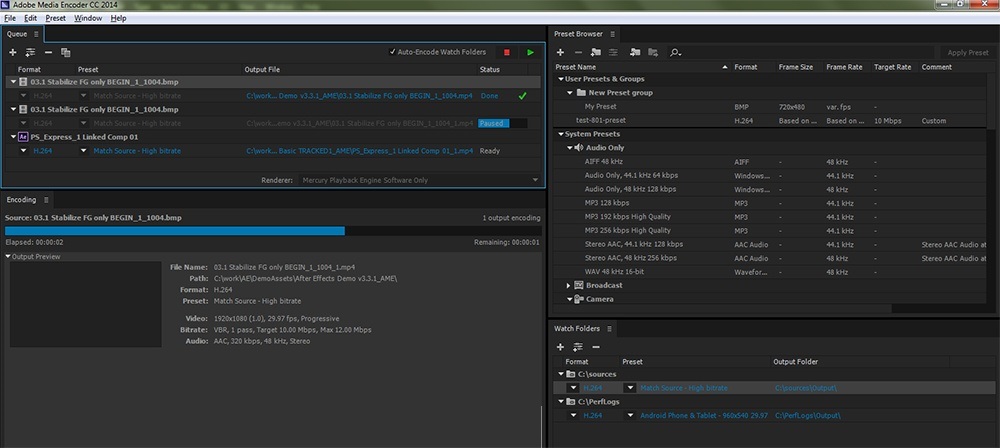 Offline Installer Download Adobe Media Encoder CC 2020